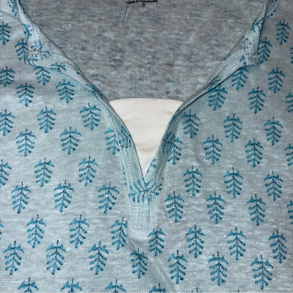 Cato Blue Tunic with 3/4 Sleeves and Relaxed Fit NWOT - Picture 3 of 4